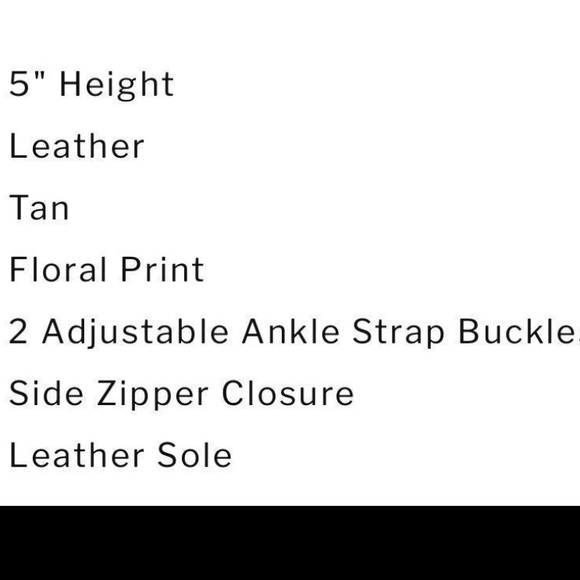 🍃💕Lucchese Distressed Floral Print All Leather Bootie - Picture 12 of 12